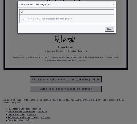 Image result for JavaScript Algorithms and Data Structures Certificate