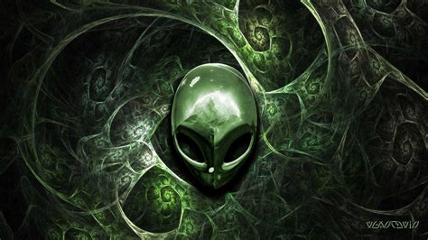 Image result for Alien Computer Green Color