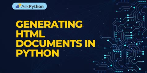 Image result for HTML File in Python