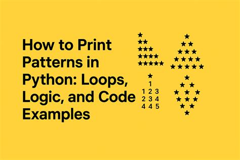 Image result for Pattern Examples in Python
