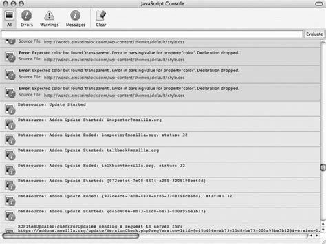 Firefox JavaScript Console に対する画像結果