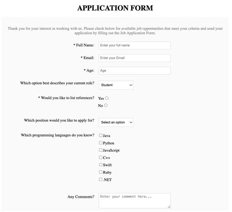 Image result for HtmlForm Example
