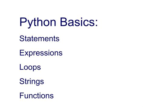 Image result for Python Programming Basics
