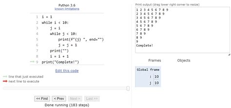 Image result for Nested Loops Python Examples