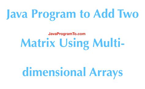 Image result for Java Matrix Array in Java