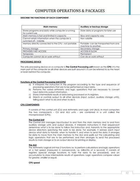 Image result for Computer Packages Lessons PDF