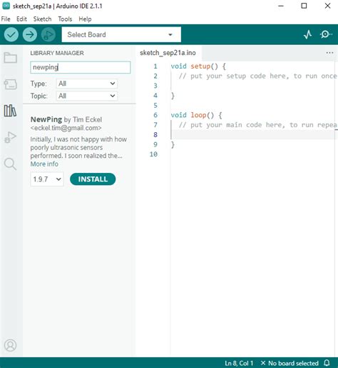 Image result for NewPing Library. Arduino Playground