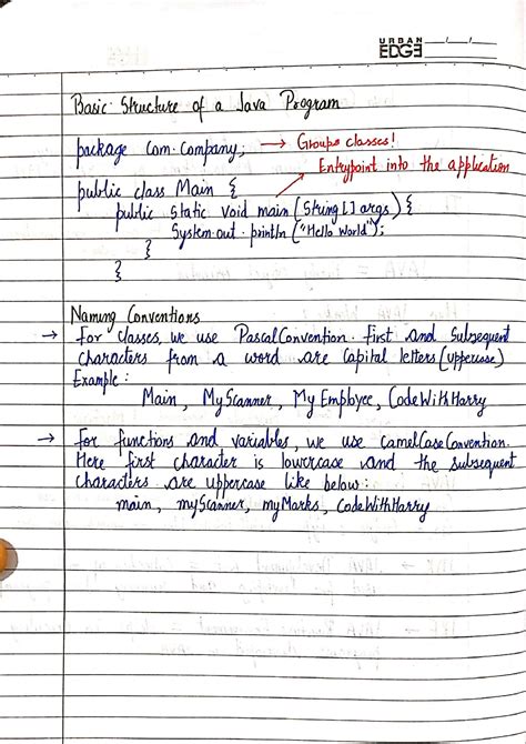 Image result for Code with Harry Notes Java