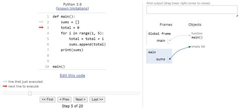 Image result for Python Lists On Python Tutor Visualizer