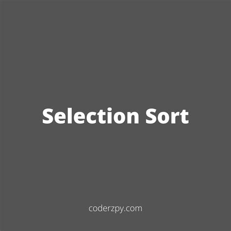 Image result for Selection Sort Python Code