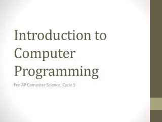 Image result for Computer Programming Intro