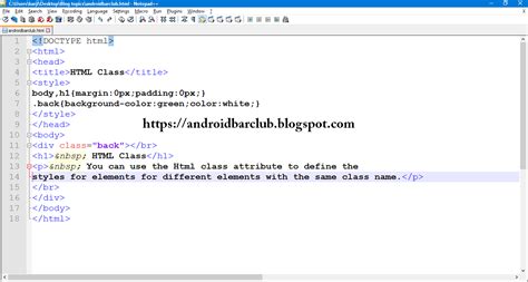 Image result for HTML Code Class