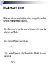 MATLAB Introduction に対する画像結果