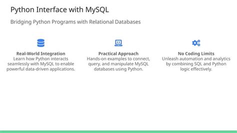 Image result for Python Interface with SQL