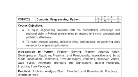 Image result for Course Objectives of Python Programming