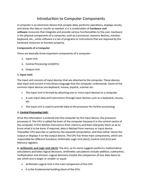 Image result for Introduction to Basic Computer PDF