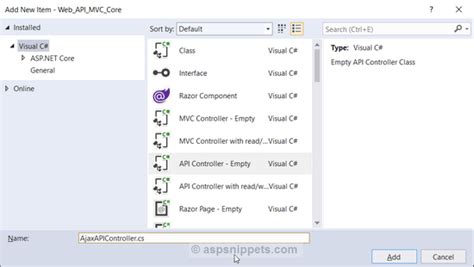 API Visual Example に対する画像結果