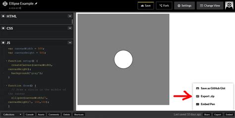 Image result for How to Export URL Code Pen