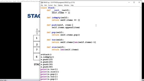 Image result for Python Stack Code