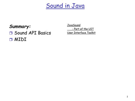 Image result for Java Sound Tutorial