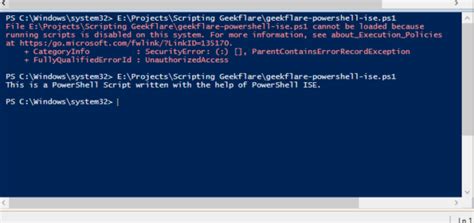 How to Execute a PowerShell Script に対する画像結果