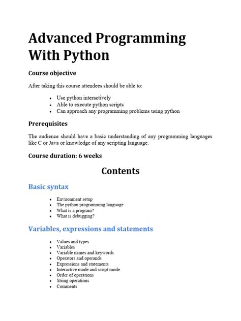 Image result for Advanced Python Course