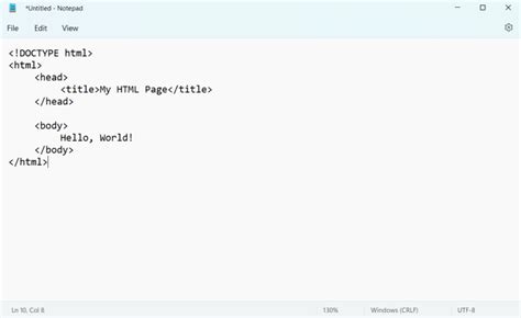 Example for HTML Program に対する画像結果