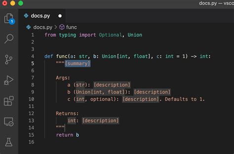 Afbeeldingsresultaten voor Python Function Docstring