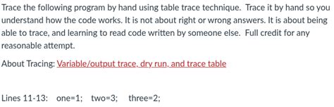 Tracing Code Using Methods に対する画像結果