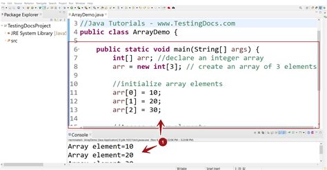 Image result for Java Array Example