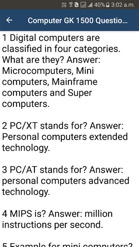 Toradh íomhá ar Computer Science Question Answers