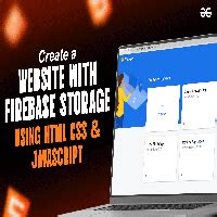 Image result for HTML CSS JavaScript Firebase
