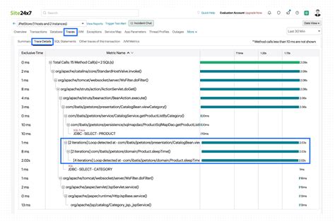 Scanning Loop in Java Implementation Code に対する画像結果
