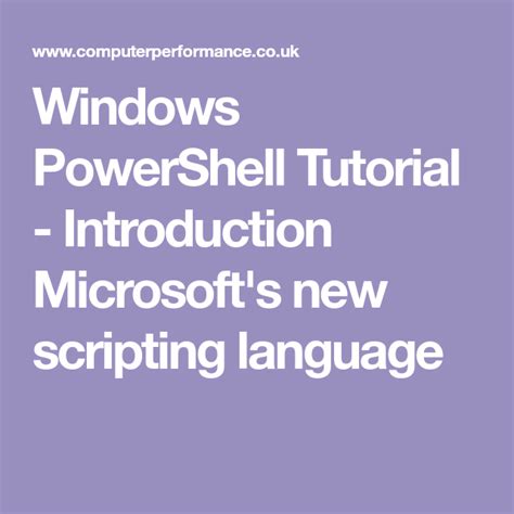 Image result for Windows PowerShell Tutorial