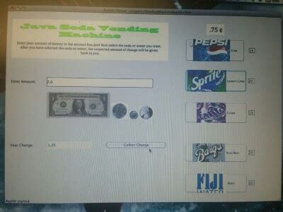 Image result for Vending Machine Java GUI