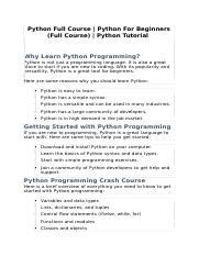 Image result for Python Full-Course Tutorial