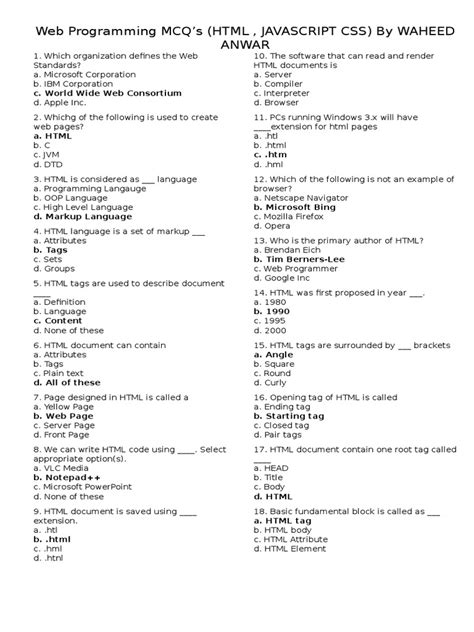 Image result for Choseable Answer HTML CSS JavaScript Tuorial