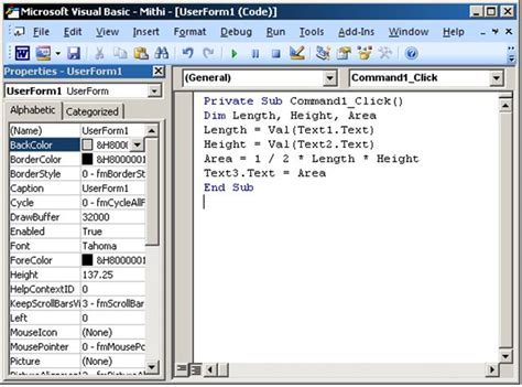 Image result for Visual Basic Assignment Example