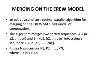 Image result for Parallel Merging Algorithm