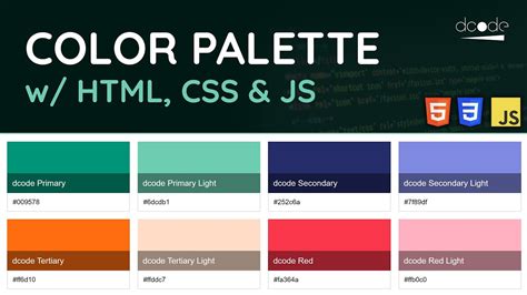 JavaScript Color Palette に対する画像結果