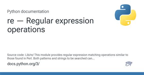 Image result for Regular Expression Python Library