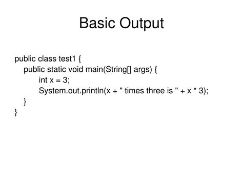 Image result for Java Basic Output