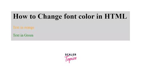 Image result for Font Color HTML Code