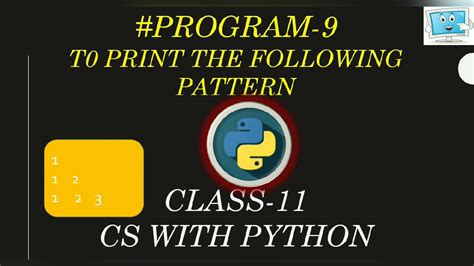 Image result for Class 11 Python Pattern Code Input