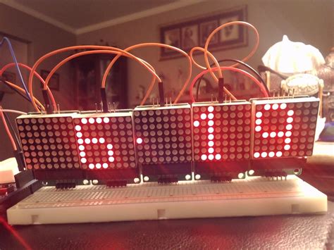 Arduino LED Matrix Clock : 6 Steps - Instructables
