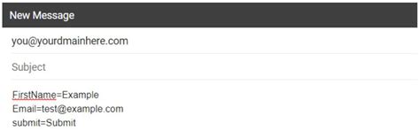 Toradh íomhá ar JavaScript Send Email