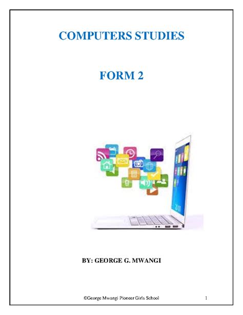 Image result for Computer Lessons Form Two