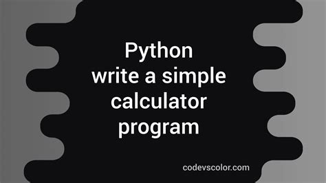 Image result for Python Simple Calculator Code