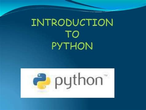Image result for Python Programming Introduction PPT