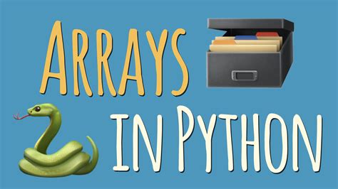 Image result for Array Type Python